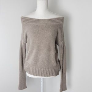 James Perse Off The Shoulder Sweater